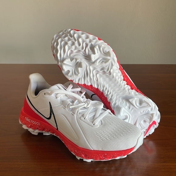 Nike React Infinity Pro Golf Infrared 23 Red/White/Black CT6620-106 Men’s Sz 8.5 - Picture 2 of 6